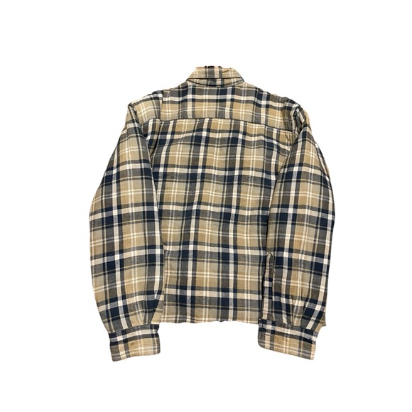 Vintage Fieldmaster Heavyweight Distressed Men Flannel Long Sleeve Shirt Sz S - Picture 7 of 7